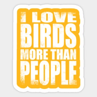 Bird Lover Sticker